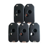 2 Buttons Remote Key Shell for Honda - Pack of 5