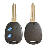 2 Buttons Remote Key Shell for Original Chevrolet LeChi- Pack of 5