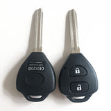 2 Buttons Remote Key Shell for Toyota - 5 pcs