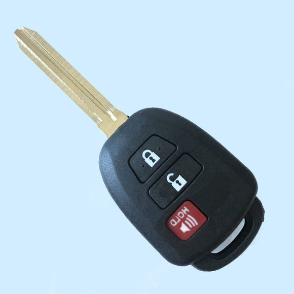 2 Buttons Remote Key Shell for Toyota - Pack of 5