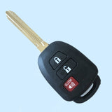 2 Buttons Remote Key Shell for Toyota - Pack of 5