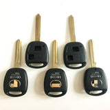 2 Buttons Remote Key Shell for Toyota - Pack of 5