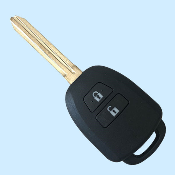 2 Buttons Remote Key Shell for Toyota Yaris - Pack of 5