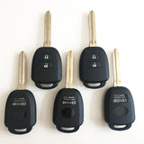 2 Buttons Remote Key Shell for Toyota Yaris - Pack of 5