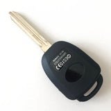 2 Buttons Remote Key Shell for Toyota Yaris - Pack of 5
