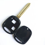 2 Buttons Remote Key Shell with TOY43 Blade for Toyota - 5 pcs
