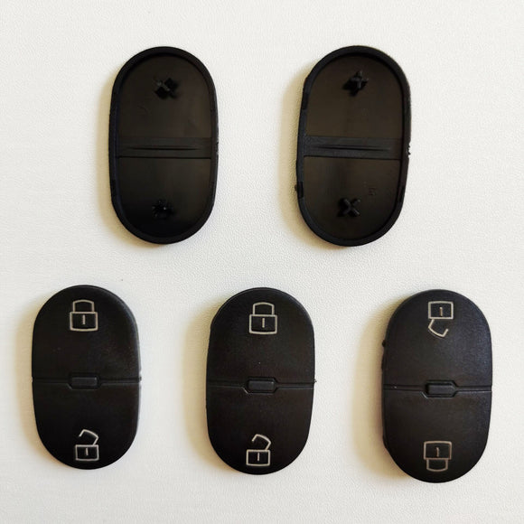 2 Buttons Rubber Pad for Audi - Pack of 10