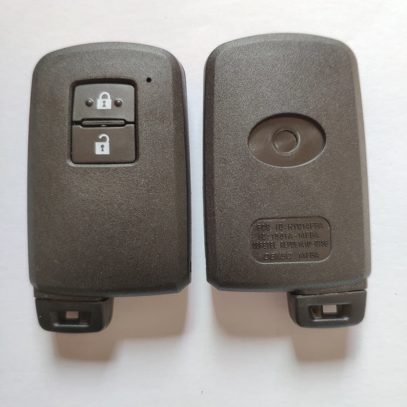 2 Buttons Smart Key Remote Shell for Toyota - 5 pcs