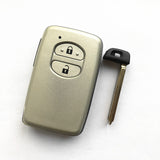 2 Buttons Smart Key Shell for Toyota - Pack of 5