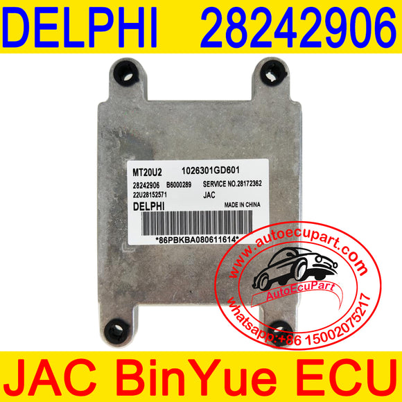 DELPHI ECU For JAC BinYue 28242906 B6000289 1026301GD061