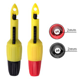 2pcs/Set 2mm Socket Insulation Wire Piercing Puncture Probe Test Hook Clip Automotive Car Repair P30039