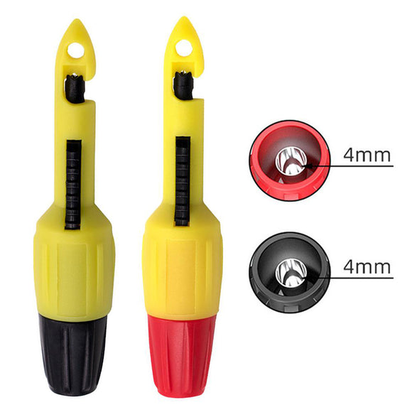 2pcs/Set 4mm Connector Insulation Wire Piercing Puncture Probe Clip Test Hook Automotive Car Repair P30039