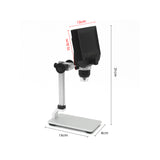 600X 4.3" 8 LEDs Microscope Digital Electronic Microscope Video Camera Playback Support for Education Purpose Inspection