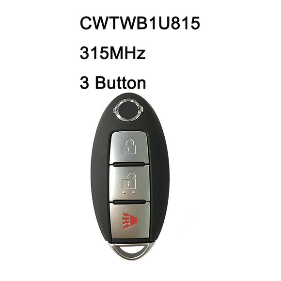 3 Button CWTWB1U815 Proximity Smart Key 315MHz PCF7952 ID46 Chip for Nissan Sentra