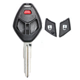 3 Button Remote Key Shell Case for Mitsubishi Lancer Outlander Endeavor Galant