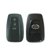 3 Button Smart Key Shell Case for Toyota AVALON 2018- fit for Lonsdor K518 KH100 PCB Control (No words: D14FDM-01)