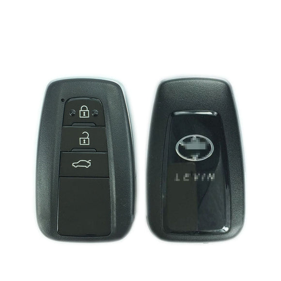 3 Button Smart Key Shell Case for Toyota LEVIN 2018- fit for Lonsdor K518 KH100 PCB Control (No words: D14FDM-01)