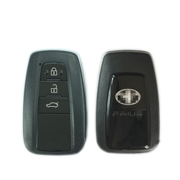 3 Button Smart Key Shell Case for Toyota PRIUS 2018- fit for Lonsdor K518 KH100 PCB Control (No words: D14FDM-01)