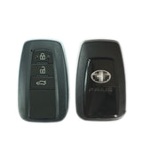 3 Button Smart Key Shell Case for Toyota PRIUS 2018- fit for Lonsdor K518 KH100 PCB Control (No words: D14FDM-01)