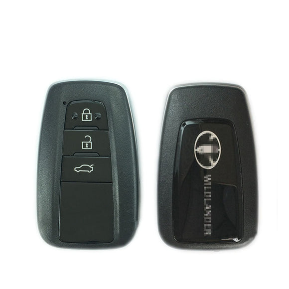 3 Button Smart Key Shell Case for Toyota WILDLANDER 2018- fit for Lonsdor K518 KH100 PCB Control (No words: D14FDM-01)