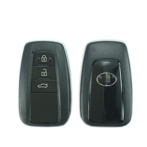 3 Button Smart Key Shell Case for Toyota 2018- fit for Lonsdor K518 KH100 PCB Control (No words: D14FDM-01)
