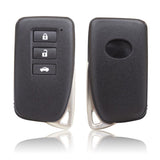 3 Button Smart Key Shell Keyless Fob Case For LEXUS ES350 GS300 GS350 IS250 ES250 NX200