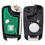 3 Button Flip Remote Control Key for GM Chevy Chevrolet ID70 Chip 433MHz No Keyless