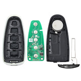 315MHz ASK 4D63 DST80 (40 bit) Chip M3N5WY8609 164-R7995 / CJ5T-15K601-DX For Ford Escape Focus C-max Maverick 2013-2019 Remote Control Key-HU101 Blade