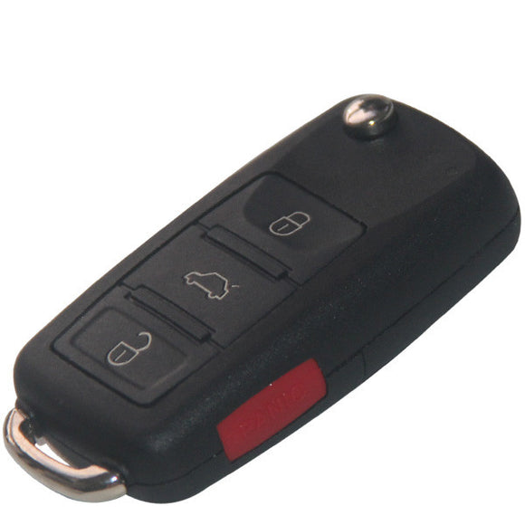 315MHz 3+1 Buttons Flip Remote Key for Audi A8 Old Model