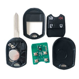315 MHz 4 Buttons Remote Head Key for 2011-2015 Ford - CWTWB1U793 ( with 4D63 80 bit chip)