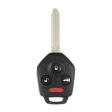 315MHz 4 Buttons Remote Head Key for 2012-2019 Subaru / CWTWB1U811 / B110 / G Chip 80 Bit