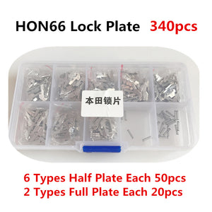 340PCS HON66 Car Lock Reed Lock Plate for Honda Cylinder Repair Locksmith Tool