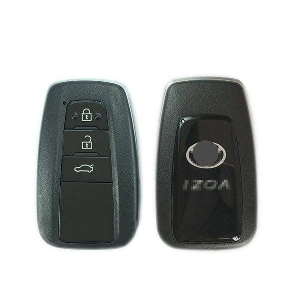 3 Button Smart Key Shell Case for Toyota IZOA 2018- fit for Lonsdor K518 KH100 PCB Control (No words: D14FDM-01)
