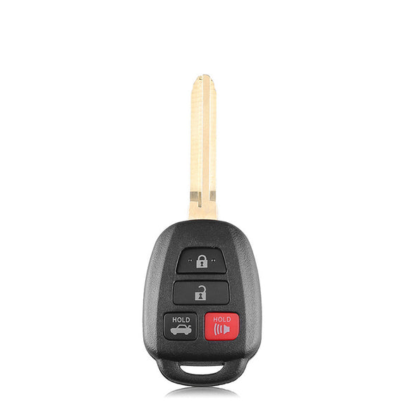 3+1 Button 315 MHz Remote Key for Toyota Camry Corolla 2014 - 2017 HYQ12BEL With H Chip
