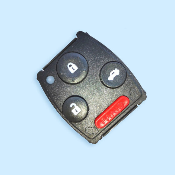 3+1 Button Key Shell Rubber Pad for Honda 10 pcs