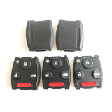 3+1 Button Key Shell Rubber Pad for Honda 10 pcs