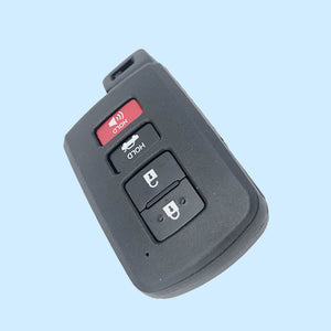 3+1 Button Remote key shell for Toyota 5pcs