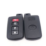 3+1 Button Remote key shell for Toyota 5pcs