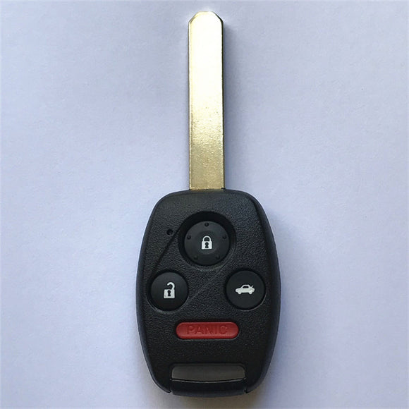 3+1 Buttons 313.8MHz Remote Head Key for Honda Accord / Element 2003-2010 - OUCG8D-380H-A