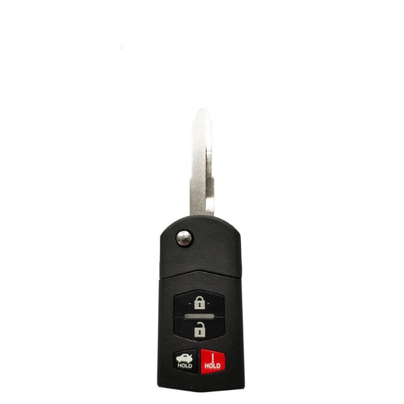 3+1 Buttons 315 MHz Flip Remote Key for Mazda 3 / 6 / MX-5/ 2006-2016 - BGBX1T478 SKE125-01