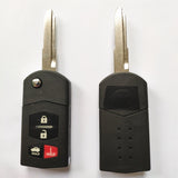 3+1 Buttons 315 MHz Flip Remote Key for Mazda 3 / 6 / MX-5/ 2006-2016 - BGBX1T478 SKE125-01