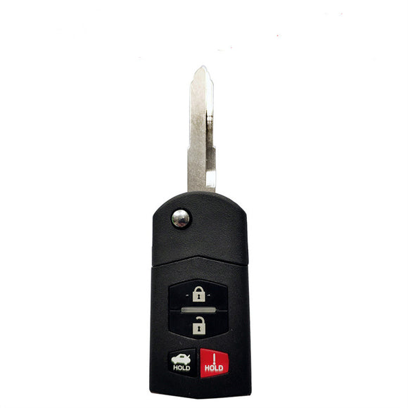 3+1 Buttons 315 MHz Flip Remote Key for Mazda 6 2009-2013 - 5WK43451E (ID 83 Chip)