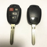 3+1 Buttons 315 MHz Remote Head Key for Toyota Camry 2012-2014 - HYQ12BDM ( G Chip)