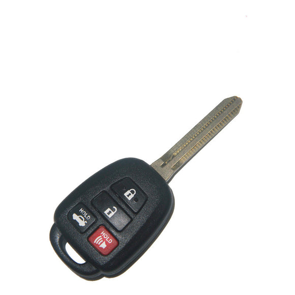 3+1 Buttons 315 MHz Remote Head Key for Toyota RAV4 Highlander 2013-2018 - GQ4-52T (H Chip)
