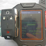 3+1 Buttons 315 MHz Remote Key for Chevrolet GMC