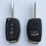 3+1 Buttons 315MHz Remote Key for Hyundai Santa Fe 2013 ~ 2016 ID46