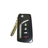 3+1 Buttons 315 MHz Remote Key for Toyota 2004-2010 - GQ43VT20T (4D67 Chip)