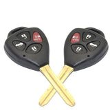 3+1 Buttons 315 MHz Remote Key for Toyota Matrix Venza Corolla Pontiac 2008-2013 - GQ4-29T ( 4D 67 Chip)