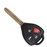 3+1 Buttons 315 MHz Remote Key for Toyota Matrix Venza Corolla Pontiac 2008-2013 - GQ4-29T ( 4D 67 Chip)