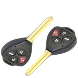 3+1 Buttons 315 MHz Remote Key for Toyota Matrix Venza Corolla Pontiac 2008-2013 - GQ4-29T ( 4D 67 Chip)